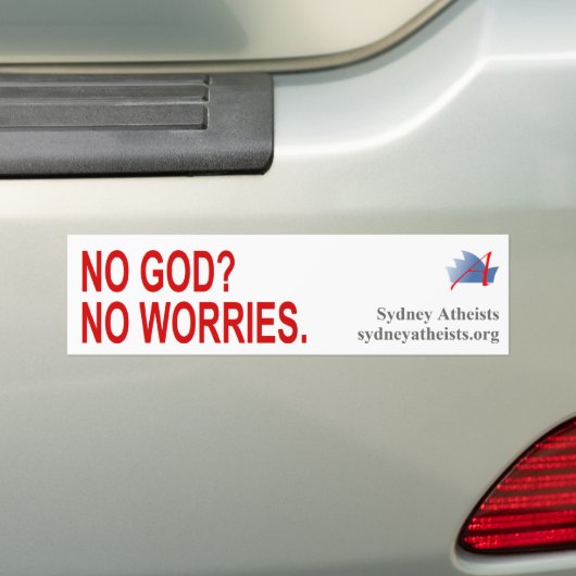 Geen verontrustende Bumpersticker (Op auto)