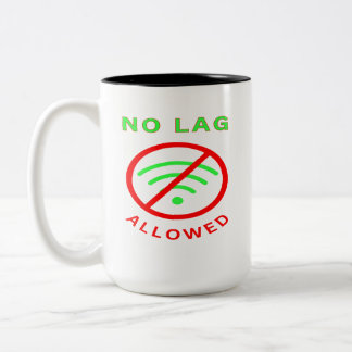 Geen vertraging tweekleurige koffiemok