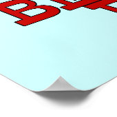 Geen voedingsdrankfoto's poster (Hoek)