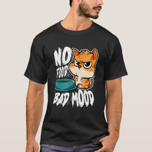Geen voedselbad-slechthorende kat t-shirt