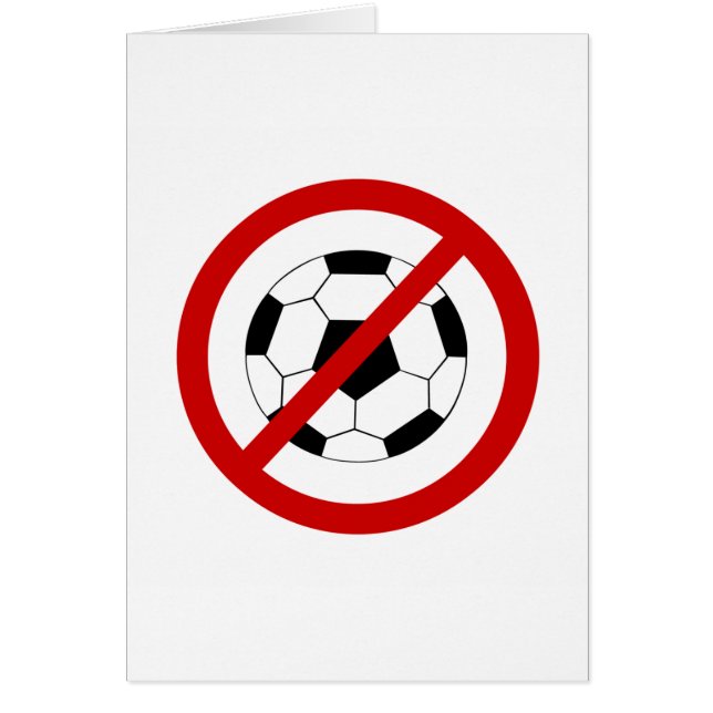geen voetbal (Voorkant)