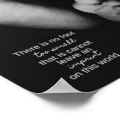 "Geen voetbots te klein" miskraam Poster (Hoek)