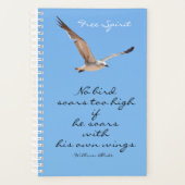 Geen vogelzeugen te hoog Vogelvrij Blauw Planner (Voorkant)