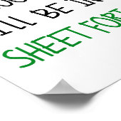 Geen volwassen Poster (Hoek)