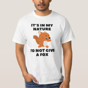 Geen vos geven t-shirt