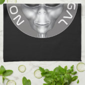 Geen vreemdeling is illegaal theedoek (Gevouwen)