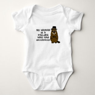 Geen vrouw is een mislukkeling die Grondmarmotten  Romper