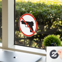 Geen Vuurwapens Binnen Winkel Of Bedrijf