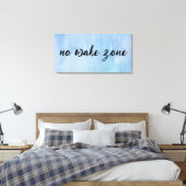 Geen waakzone op Waterverf Abstract Canvas Afdruk (Insitu (Slaapkamer))