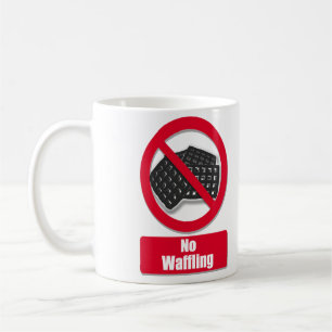 geen wafel koffiemok
