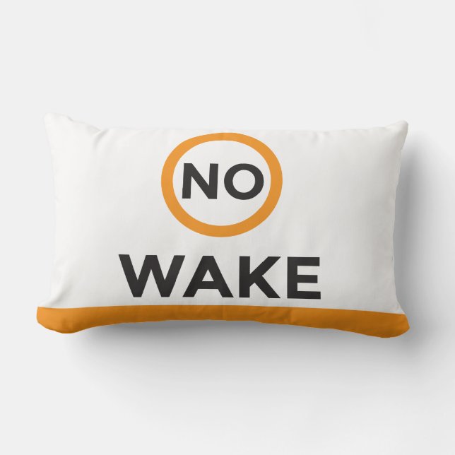 Geen Wake Buoy Lumbar Pillow Kussen (Voorkant)