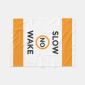 Geen Wake Fleece Blanket (Voorkant (Horizontaal))