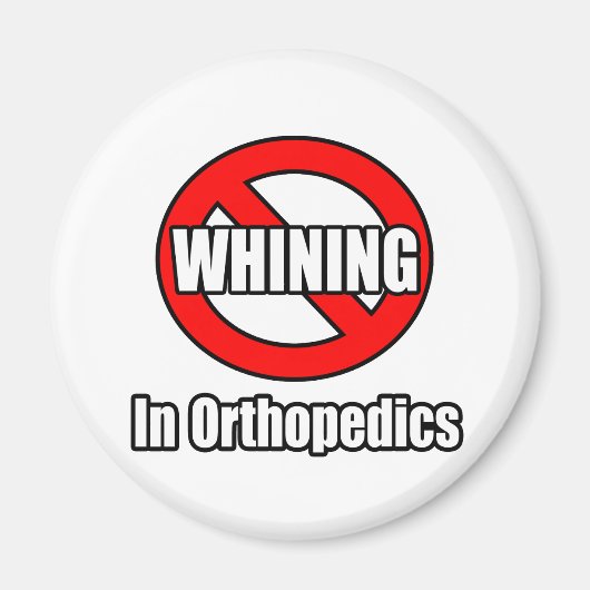 Geen walvisvangst in orthopedie magneet (Voorkant)