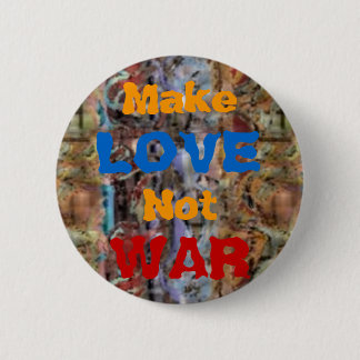 Geen WAR 1960's van 1970 Ronde Button 5,7 Cm