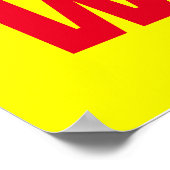 GEEN WAR-Poster Poster (Hoek)