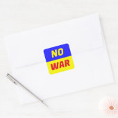 GEEN WAR-Stickers Vierkante Sticker (Envelop)
