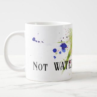 Geen Waterverf water, met verfspatten Extra Grote Beker