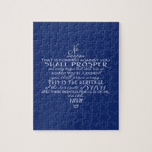 Geen Weapon Star van David Blue Legpuzzel (Verticaal)