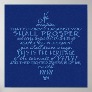 Geen Weapon Star van David Blue op Blue Poster