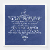 Geen Weapon Star van David Blue Servet (Voorkant)