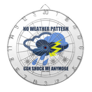 Geen weerpatroon kan me nog meer schokten dartbord