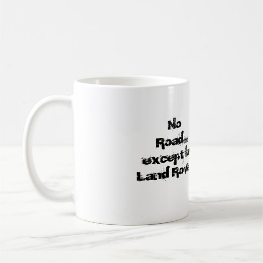 Geen weg, behalve Mok landbedekking (Links)