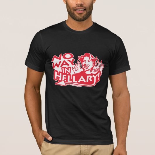 Geen weg in Hellary Shirt (Voorkant)