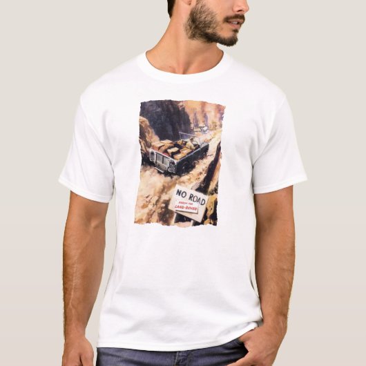 Geen weg.....met uitzondering van Landovers! T-shirt (Voorkant)