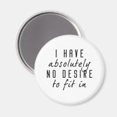 Geen wensen om in te passen magneet (Voorkant / Achterkant)