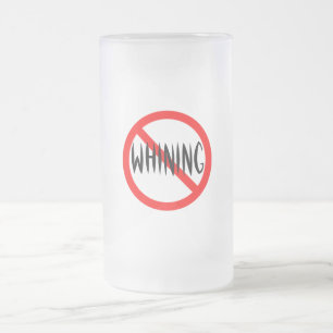 Geen Whining Matglas Bierpul
