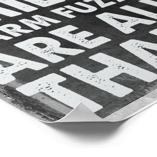 Geen Whining Poster (Hoek)