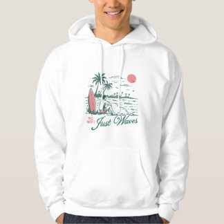 Geen Wifi Alleen Golven Hoodie