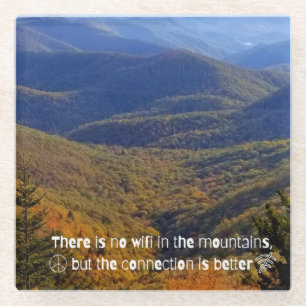 Geen WIFI Glass Onderzetter Glazen Onderzetter