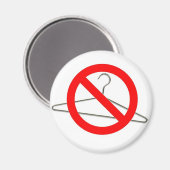 Geen Wire Hangers!! Magneet (Voorkant / Achterkant)
