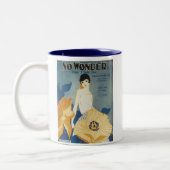 Geen wonder dat ik van je Songbook Hoesje hou Tweekleurige Koffiemok (Links)