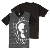 Geen woord Shirt (Voorkant en achterkant)