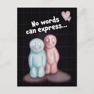 Geen woorden kunnen uitdrukken... briefkaart