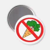 Geen wortelen. magneet (Voorkant / Achterkant)