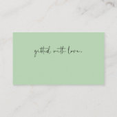 Geen Wrap Douche Margs en Huwelijkscadeau Informatiekaartje (Achterkant)