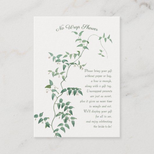 Geen wrap douchewand Kaart (Voorkant)