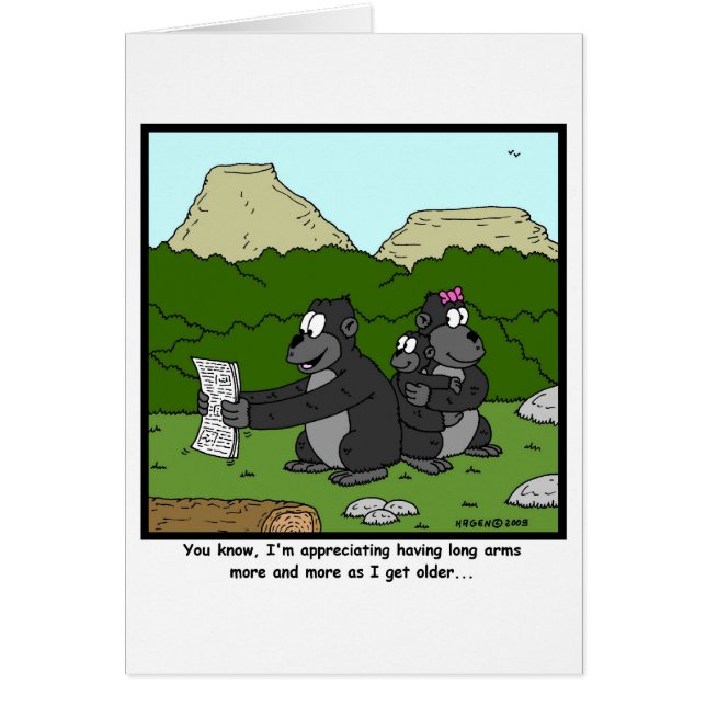 Geen zicht: Gorilla Cartoon (Voorkant)