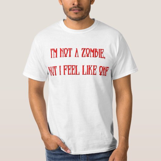 Geen Zombie T-shirt (Voorkant)