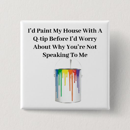 Geen zorgen Button (Voorkant)