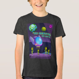 Geen zwaartekracht geen grenzen Tri-Blend shirt