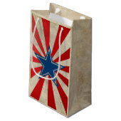 Geëneerde glorie - Rood, wit en blauw Klein Cadeauzakje (Achterkant Gekanteld)