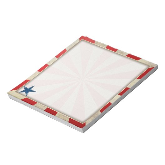 Geëneerde glorie - Rood, wit en blauw Notitieblok (Gedraaid)