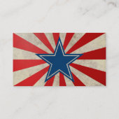 Geëneerde glorie - Rood, wit en blauw Visitekaartje (Achterkant)