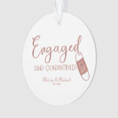 Geëngageerd en gepantserd Verloving Ornament (voorkant)