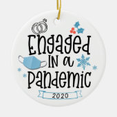 Geëngageerd in een Pandemisch Ornament van 2020 Ve (Voorkant)