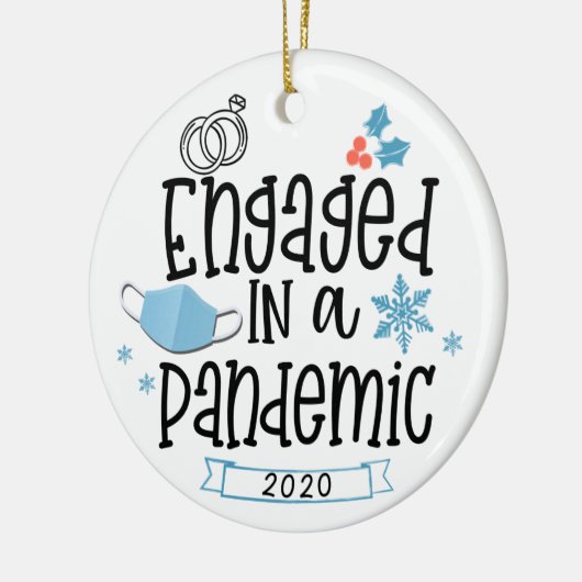 Geëngageerd in een Pandemisch Ornament van 2020 Ve (Links)